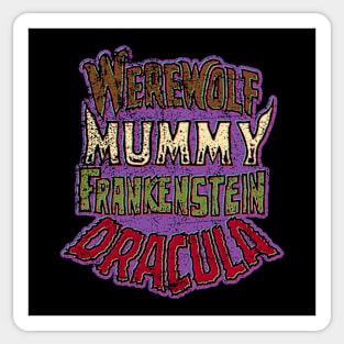 Four Pillars Of Horror Sticker